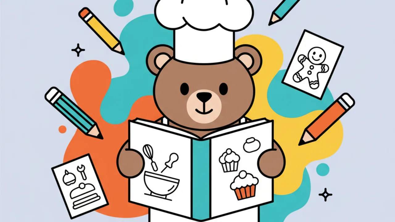 Bobbie in the Kitchen: Coloring Pages for Little Chefs