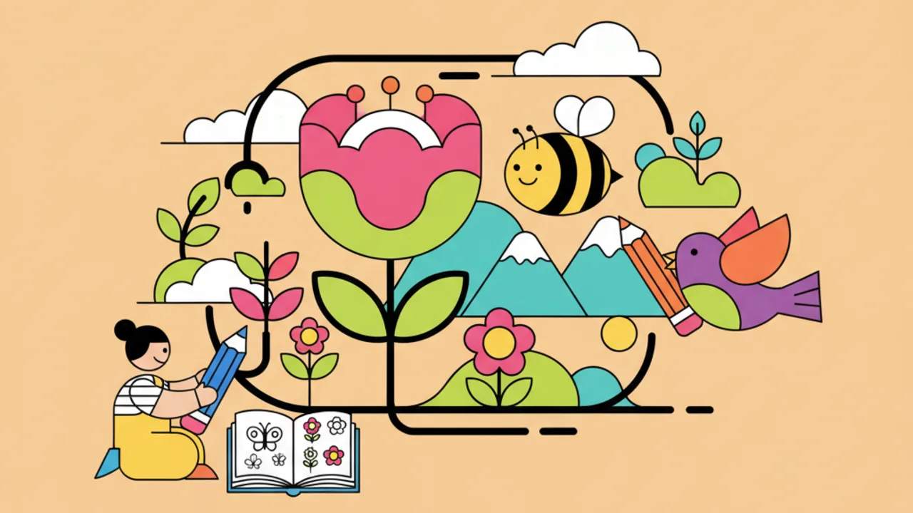 Spring Coloring Pages for Preschoolers: Free Fun for Kids!