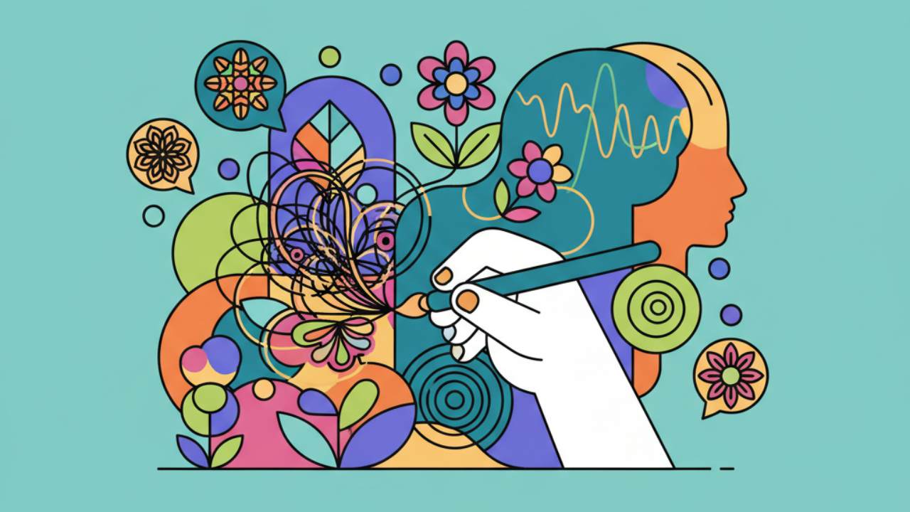 Detailed Line Art Tips for Adult Art Therapy and Relaxation