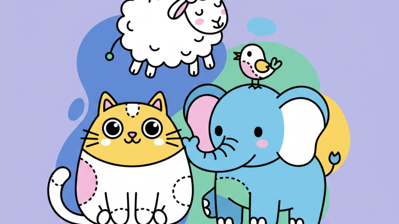 Best Cute Animal Coloring Pages for Kids