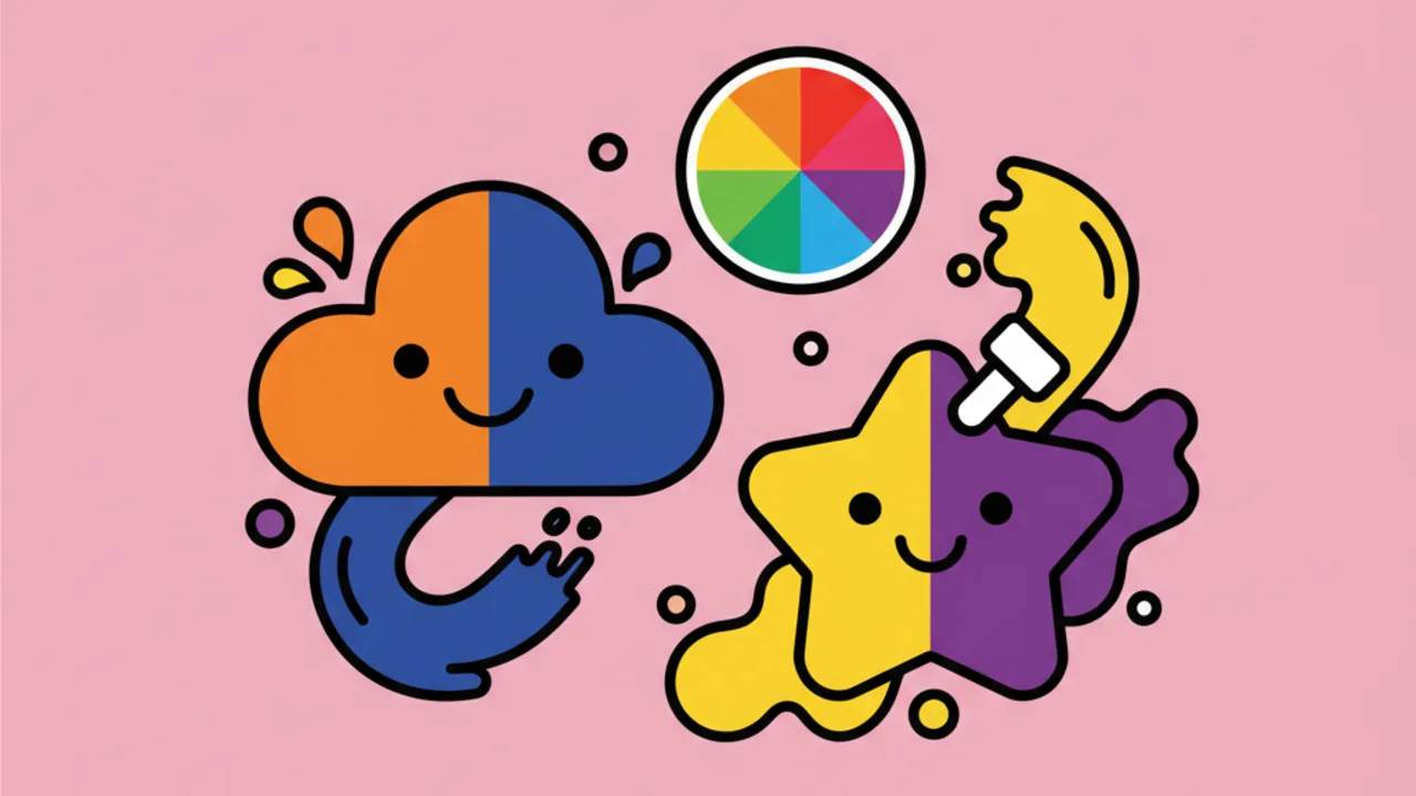 Complementary Color Tips for Coloring Cute Pages