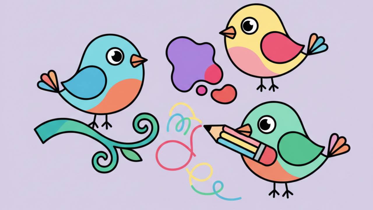 Cute Bird Coloring Pages to Spark Kids' Creativity