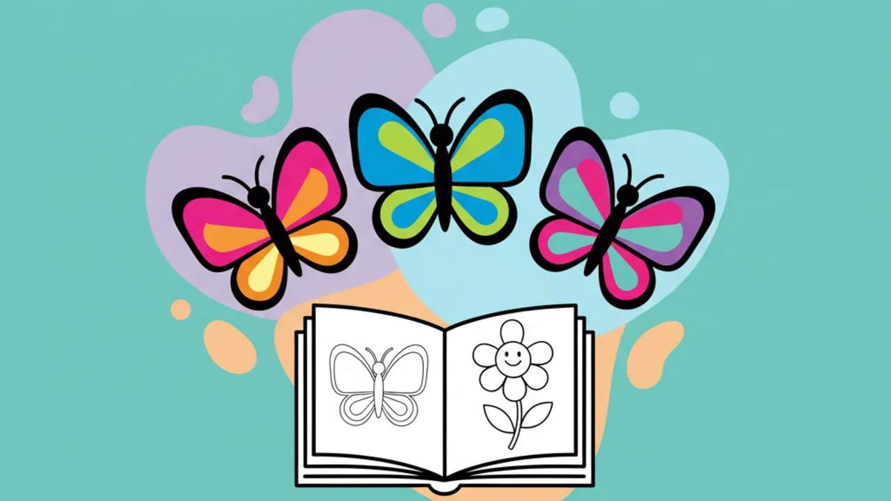 10 Cutest Butterfly Coloring Pages for Kids