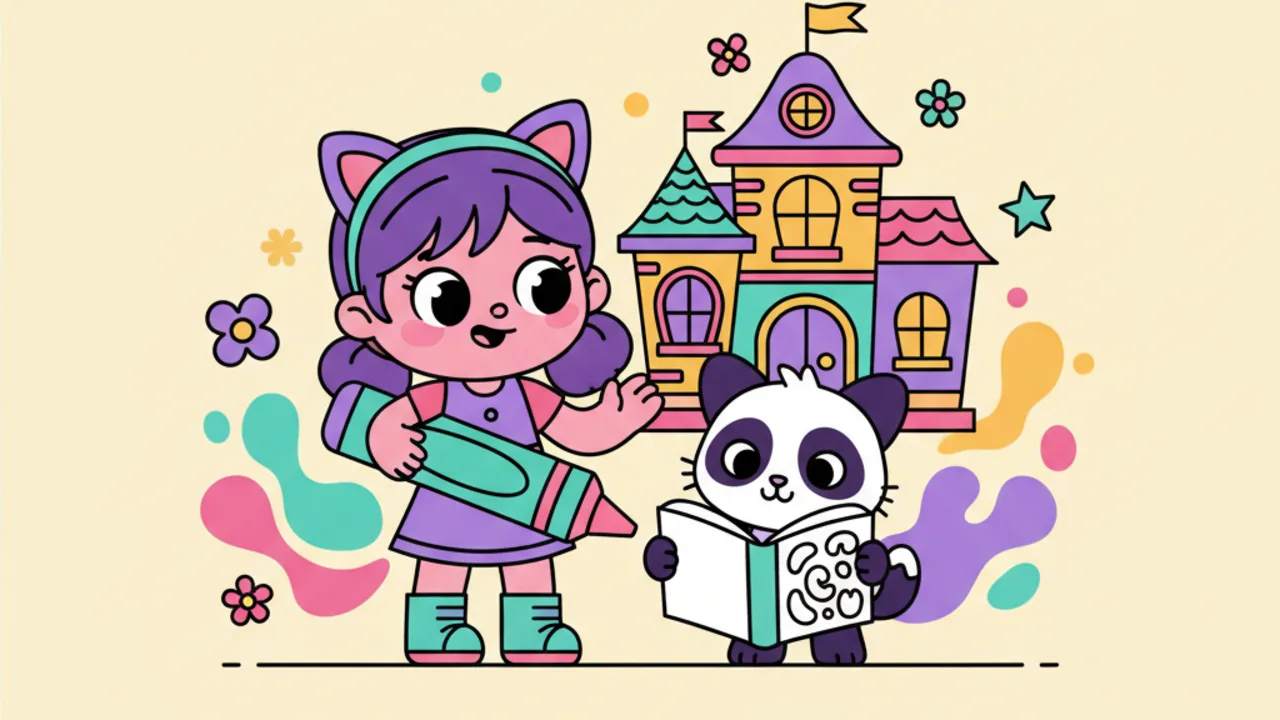 Gabby's Dollhouse Coloring Pages for Kids