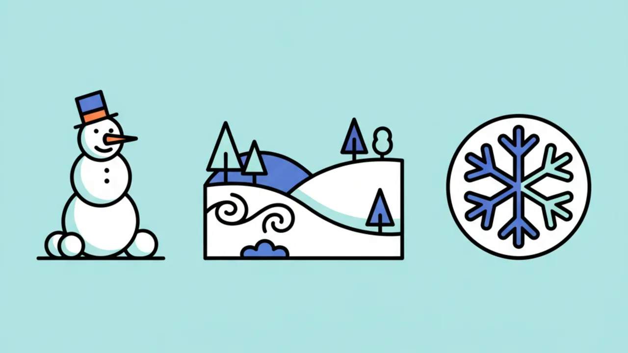 Winter Line Art: Best Coloring Pages for Cold Days