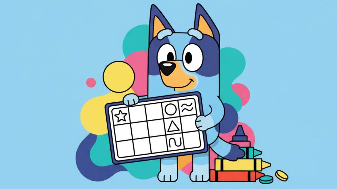 Bingo (Bluey) Coloring Pages: Fun & Educational Printables