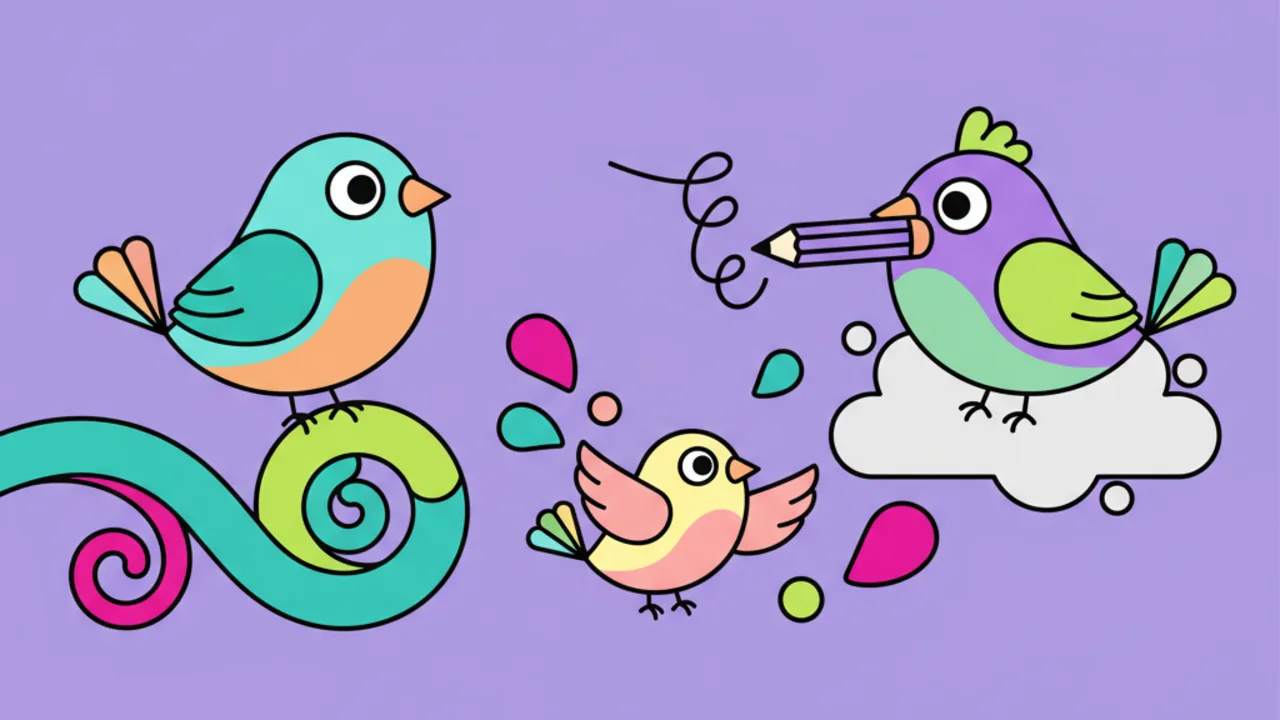 Cute Birds Coloring Pages: Creative Fun for Kids