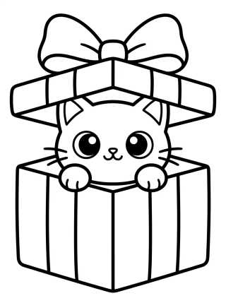 Pandy Paws with a Surprise Box para colorir Desenho de Pandy Paws with a Surprise Box para colorir e imprimir grátis
