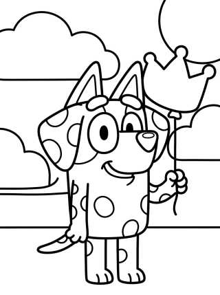 Chloe the Smiling Dalmatian para colorir Desenho de Chloe the Smiling Dalmatian para colorir e imprimir grátis