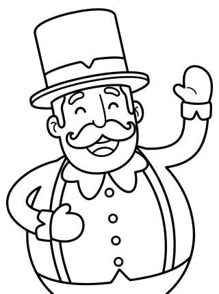 Bita Waving Hello para colorir Desenho de Bita Waving Hello para colorir e imprimir grátis
