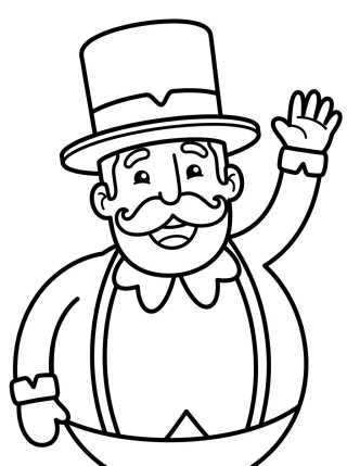 Bita Waving Happily para colorir Desenho de Bita Waving Happily para colorir e imprimir grátis