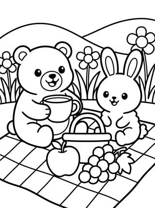 Coleção de desenhos para colorir: Bobbie and Enchanted Friends
