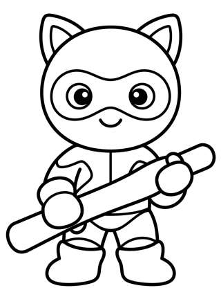 Coleção de desenhos para colorir: Cat Noir Coloring Pages