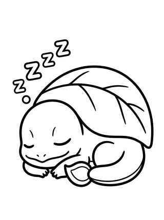 Sleeping Charmander para colorir Desenho de Sleeping Charmander para colorir e imprimir grátis