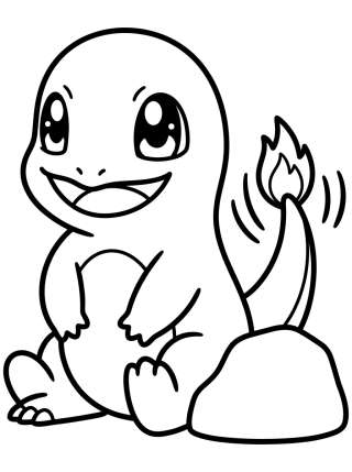 Coleção de desenhos para colorir: Charmander Coloring Pages
