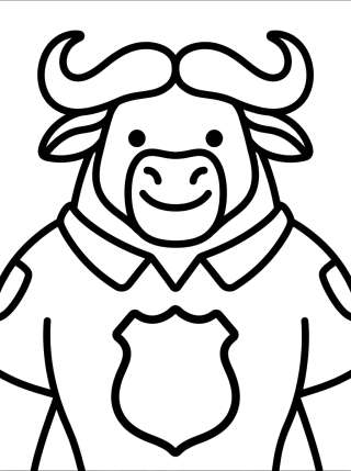 Coleção de desenhos para colorir: Chief Bogo Coloring Pages