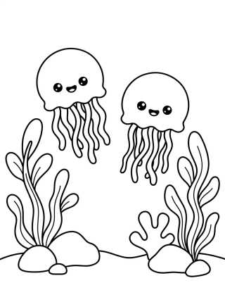 Jellyfish Fields from Bikini Bottom para colorir Desenho de Jellyfish Fields from Bikini Bottom para colorir e imprimir grátis