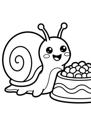 Coleção de desenhos para colorir: Gary the Snail Coloring Pages