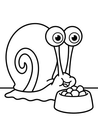 Coleção de desenhos para colorir: Gary the Snail Coloring Pages