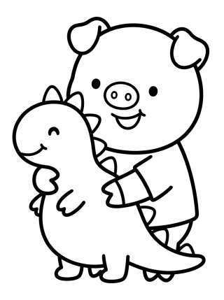 Coleção de desenhos para colorir: George Pig Coloring Pages