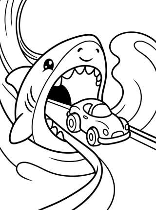 Coleção de desenhos para colorir: Hot Wheels City Coloring Pages