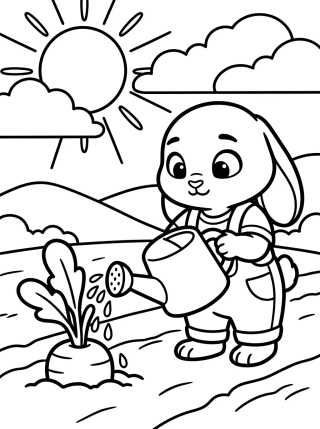 Little Bunny Judy Hopps para colorir Desenho de Little Bunny Judy Hopps para colorir e imprimir grátis