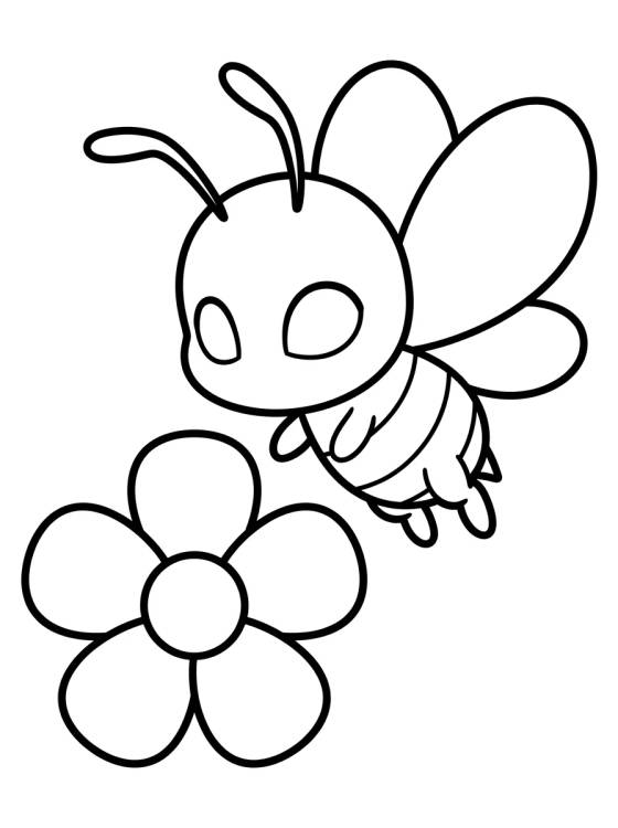 Pollen the Bee Kwami para colorir Desenho de Pollen the Bee Kwami para colorir e imprimir grátis