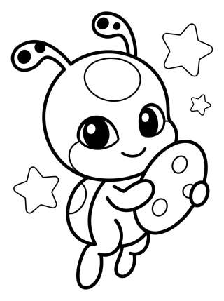 Coleção de desenhos para colorir: Miraculous Kwamis