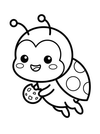 Coleção de desenhos para colorir: Miraculous Kwami Coloring Pages