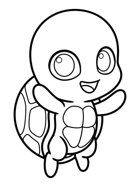 Wayzz the Happy Turtle Kwami para colorir Desenho de Wayzz the Happy Turtle Kwami para colorir e imprimir grátis