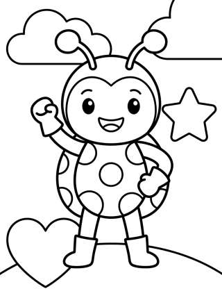 Coleção de desenhos para colorir: Miraculous Ladybug Coloring Pages