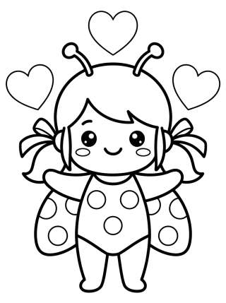 Coleção de desenhos para colorir: Miraculous Ladybug Coloring Pages