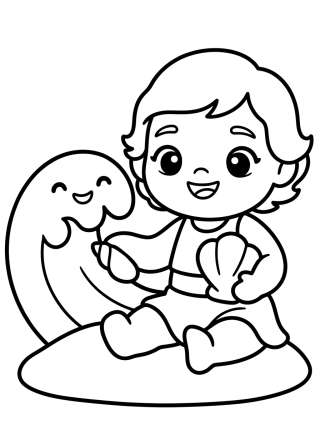 Coleção de desenhos para colorir: Moana Coloring Pages