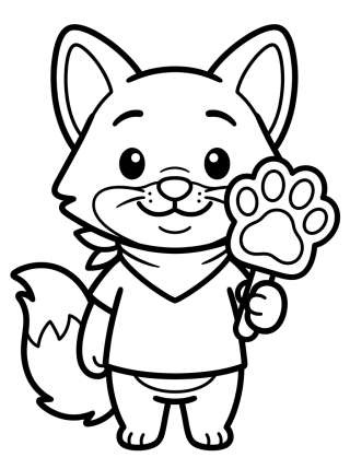 Coleção de desenhos para colorir: Nick Wilde from Zootopia Coloring Pages