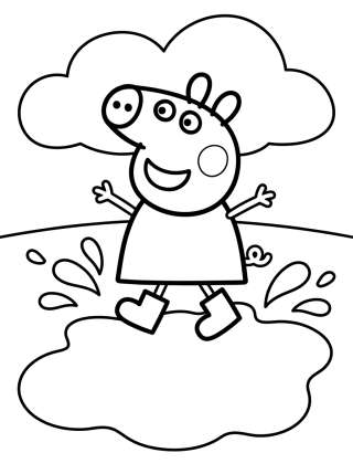 Coleção de desenhos para colorir: Peppa Pig Coloring Pages