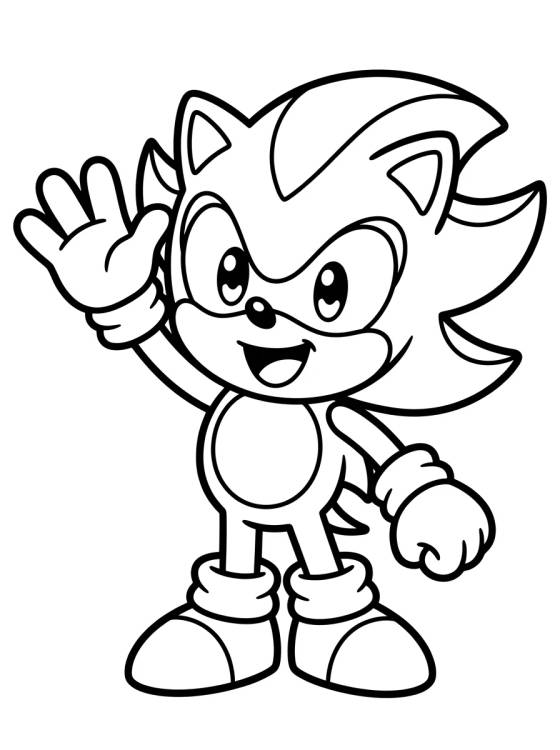 Smiling Kawaii Shadow para colorir Desenho de Smiling Kawaii Shadow para colorir e imprimir grátis