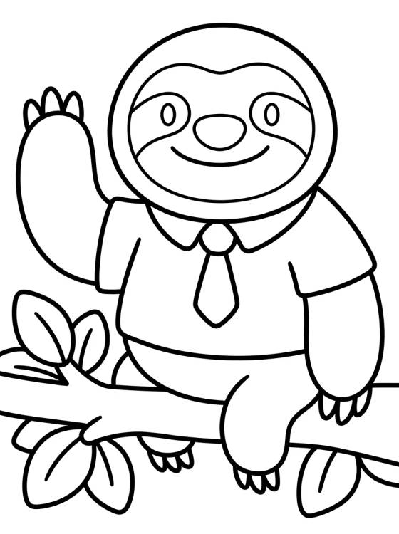 Smiling Flash the Sloth para colorir Desenho de Smiling Flash the Sloth para colorir e imprimir grátis